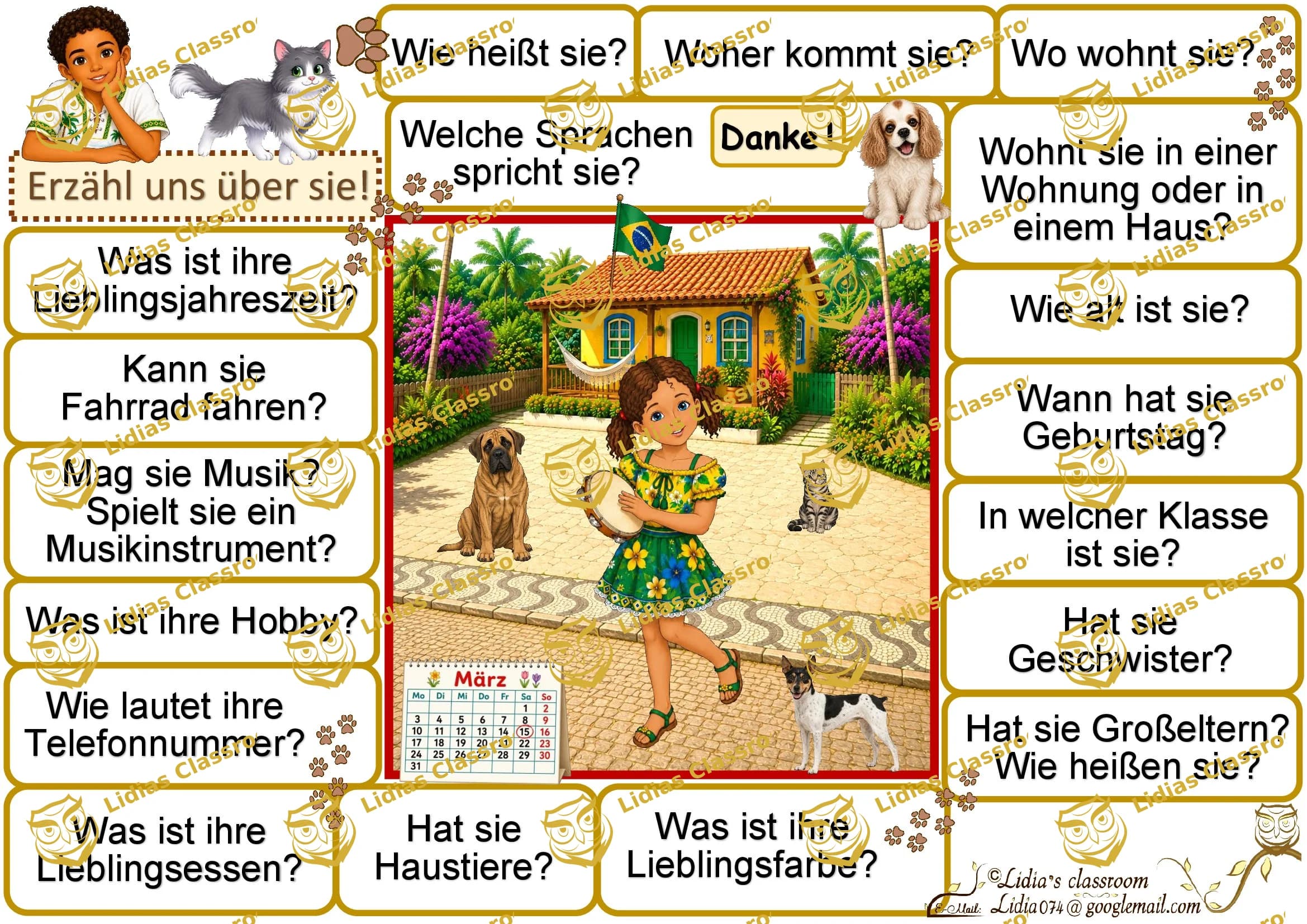 Brettspiel „Erzähl von ihr - Antonia!“