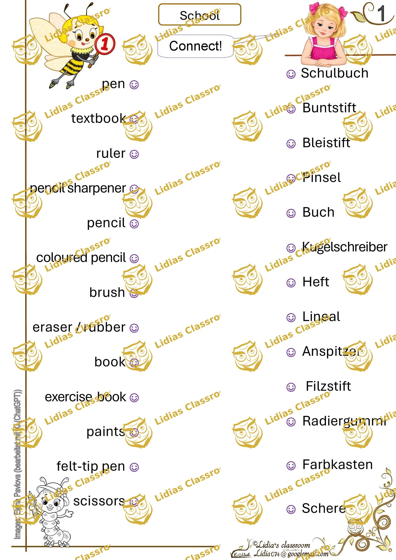 Schule / Schulsachen / Teil 1 / Englisch / PDF
